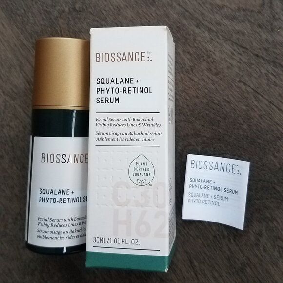 BIOSSANCE Squalane Phyto-Retinol serum 30 ml - Picture 1 of 1